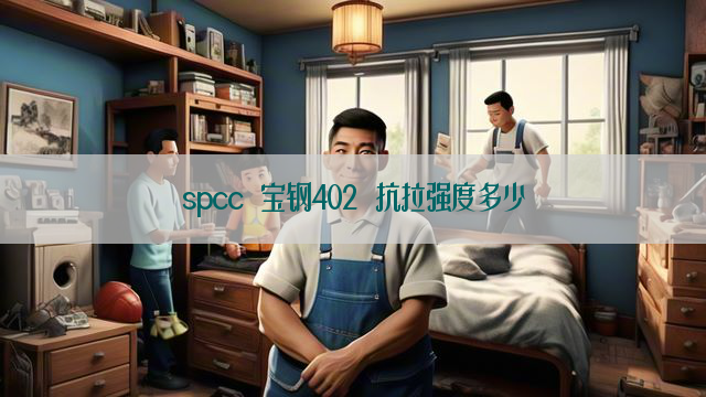 spcc 宝钢402 抗拉强度多少