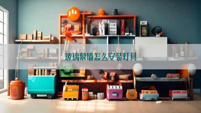 玻璃幕墙怎么安装灯具