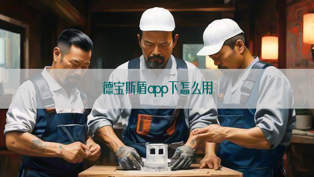 德宝斯盾app下怎么用